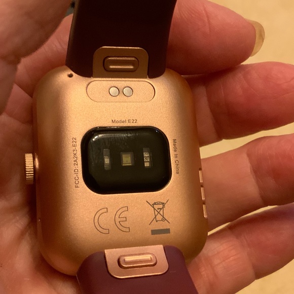 Letsfit Smartwatch with Versatile Bands - Black, Pink, Brown - Picture 3 of 5